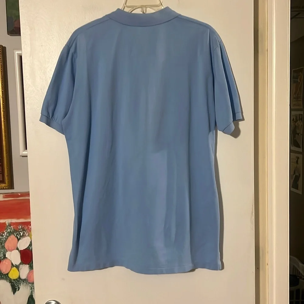 Polo Ralph Lauren light blue pique short sleeve polo